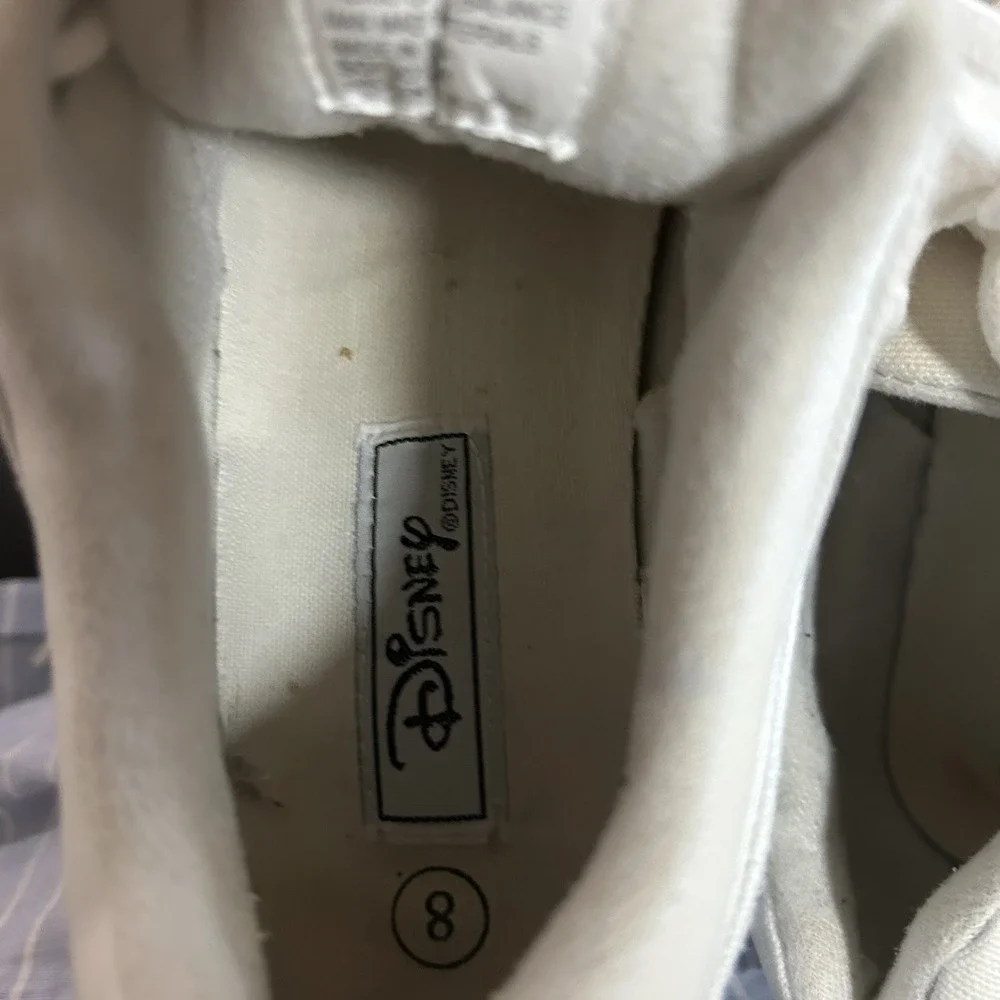 Disney Parks‎ And Resorts White Platform Sneakers Mickey Mouse Shoes Size 8